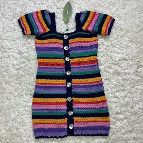 farm rio renata crochet mini dress Farm Rio Renata Rainbow Crochet Mini Dress Rainbow is available for purchase on au PAY Market - Imported Goods Online Store Co.Ltd. | au PAY Market